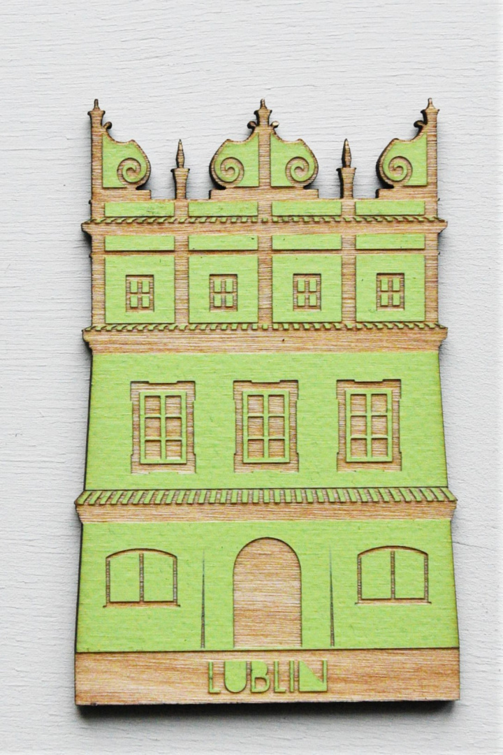 Magnes Kaminica Rynek 6 - zielona Magnes Kaminica Rynek 6 - zielona